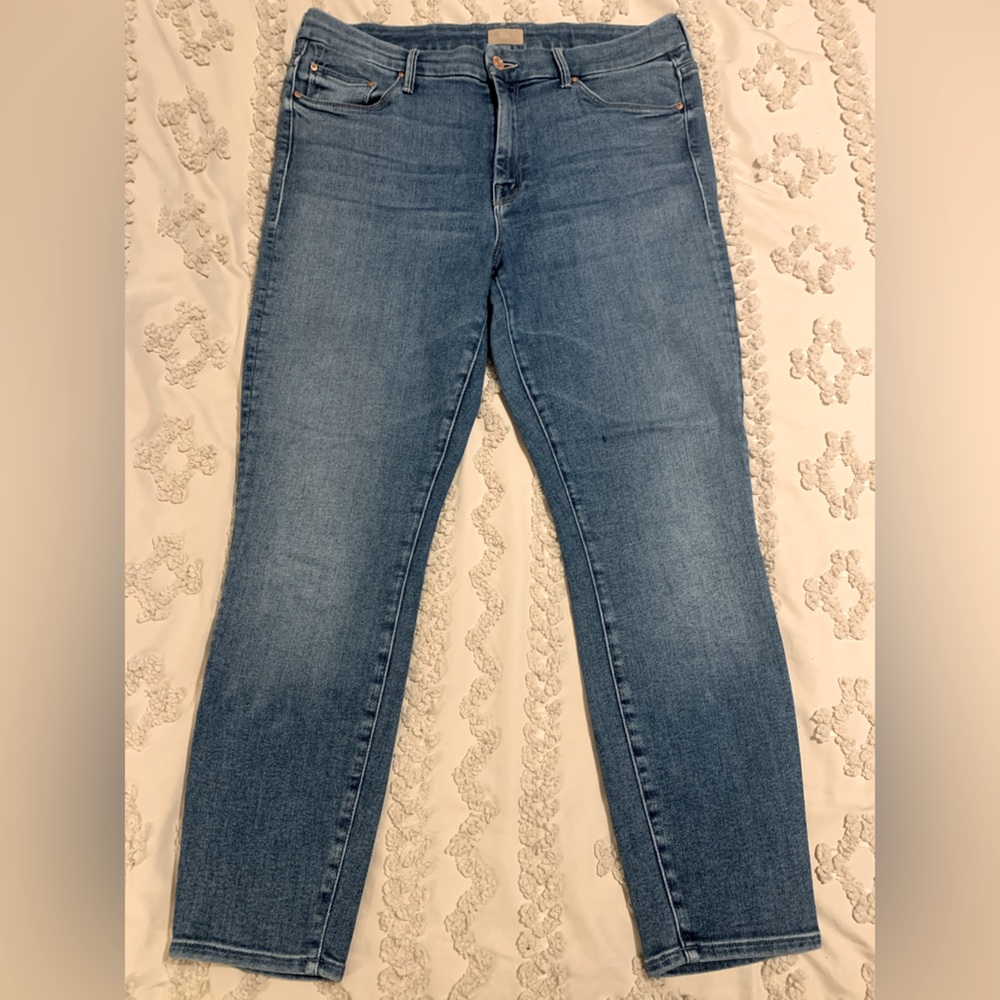 MOTHER | High Rise The Looker Crop in ‘Hey Sun’
